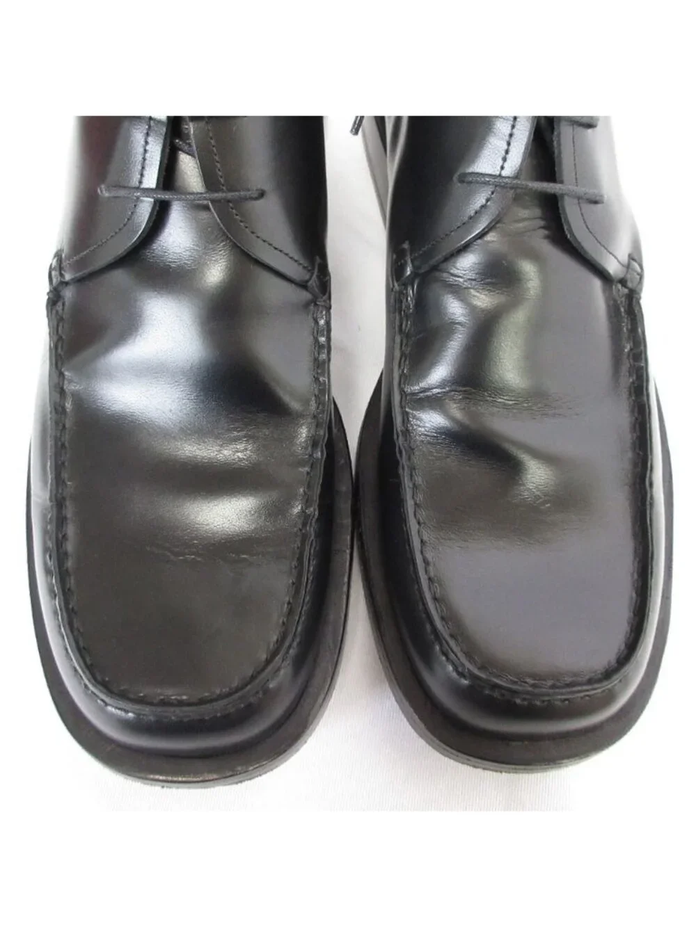 Gucci Leather Chukka Boots Black - Picture 4 of 15